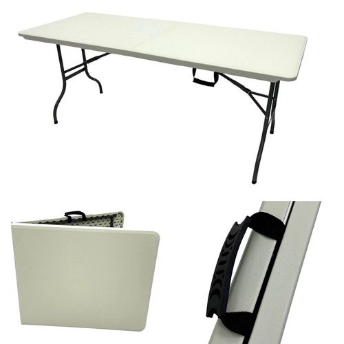 Plastic folding camping table - plastic,