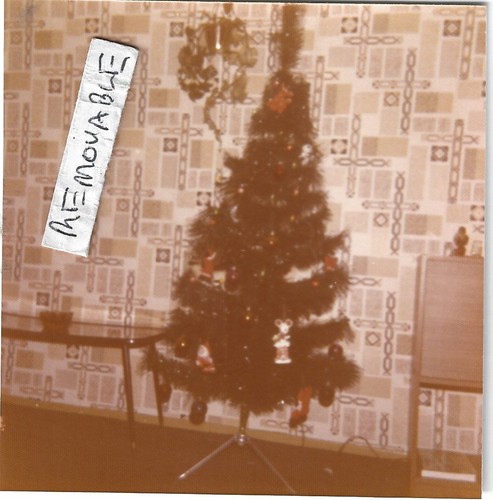 Vintage colour photo christmas - vintage,